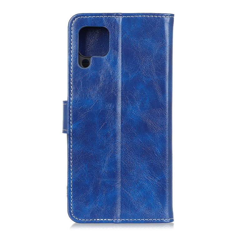 For Huawei P40 Lite / Nova 6 SE Vintage Crazy Horse Pattern PU + Left and Right Open with Photo Frame & Bracket & Positive and Negative Buckle