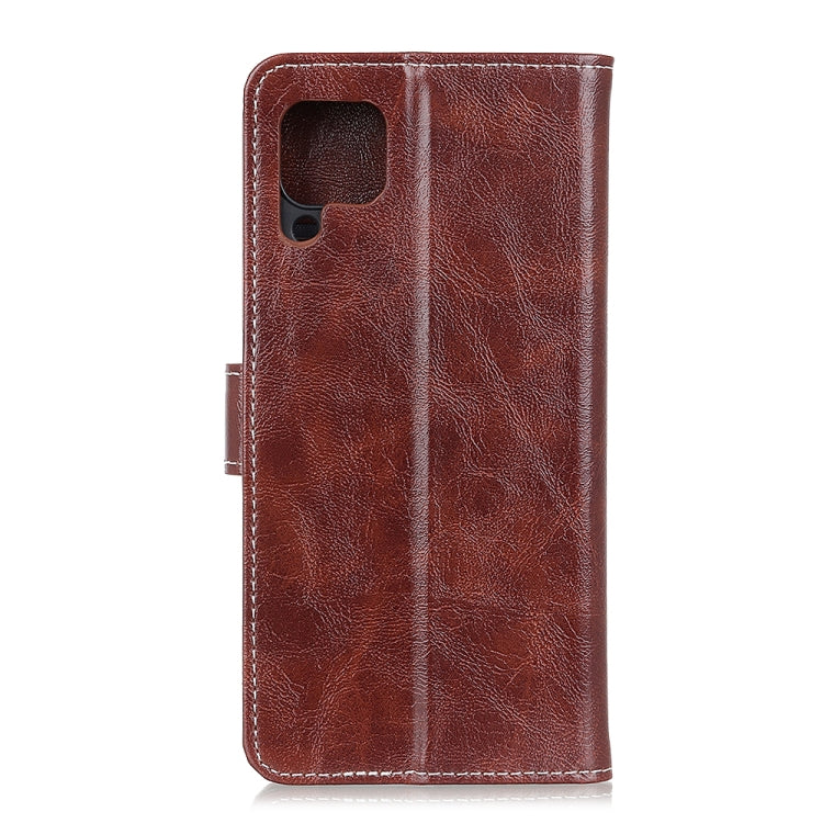 For Huawei P40 Lite / Nova 6 SE Vintage Crazy Horse Pattern PU + Left and Right Open with Photo Frame & Bracket & Positive and Negative Buckle