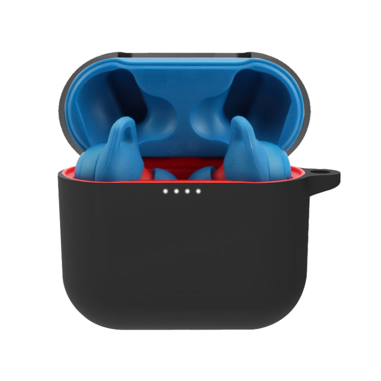 Pure Color Bluetooth Earphone Silicone Protective Case with Carabiner For Skullcandy Indy Evo