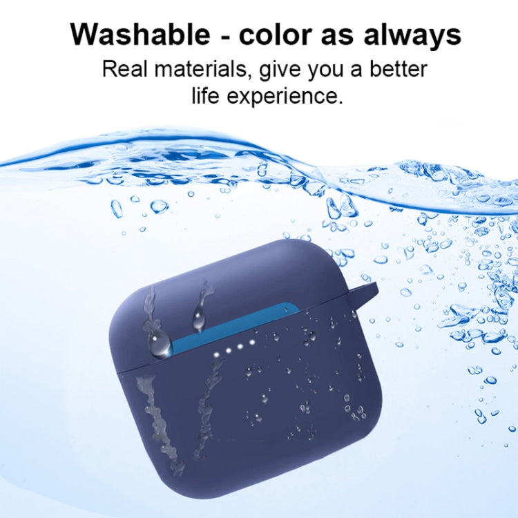 Pure Color Bluetooth Earphone Silicone Protective Case with Carabiner For Skullcandy Indy Evo