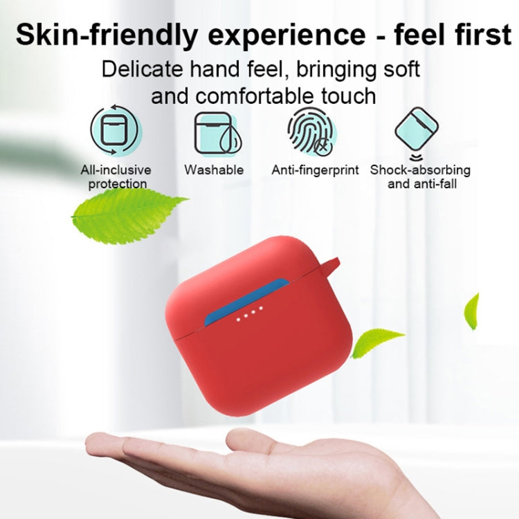 Pure Color Bluetooth Earphone Silicone Protective Case with Carabiner For Skullcandy Indy Evo