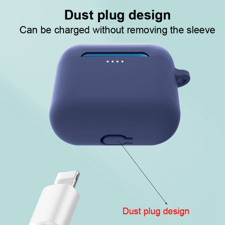 Pure Color Bluetooth Earphone Silicone Protective Case with Carabiner For Skullcandy Indy Evo