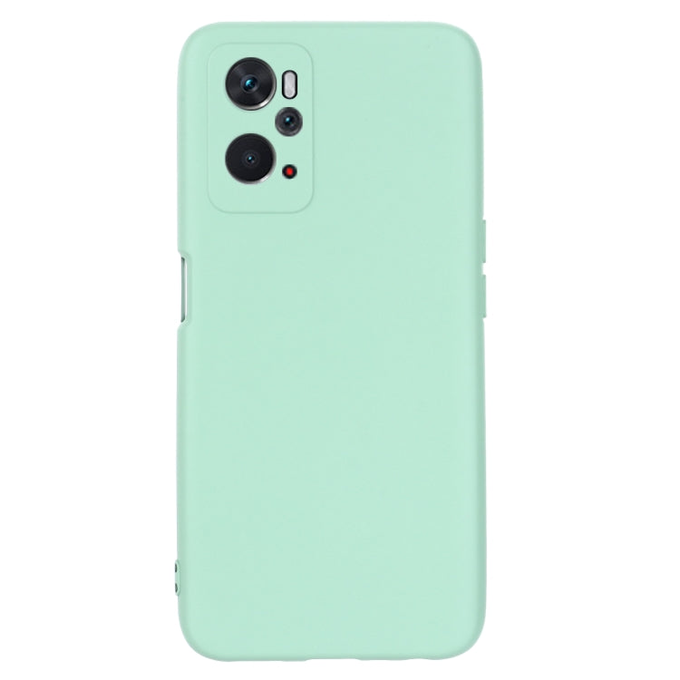 For OPPO K10 4G Pure Color Liquid Silicone Shockproof Full Coverage Phone Case