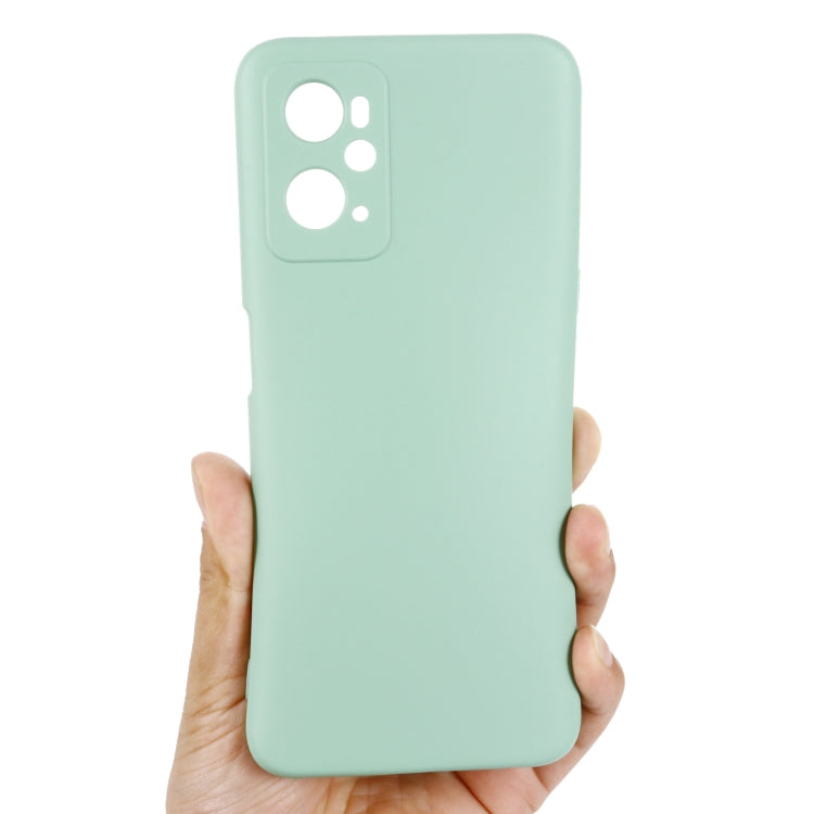 For OPPO K10 4G Pure Color Liquid Silicone Shockproof Full Coverage Phone Case