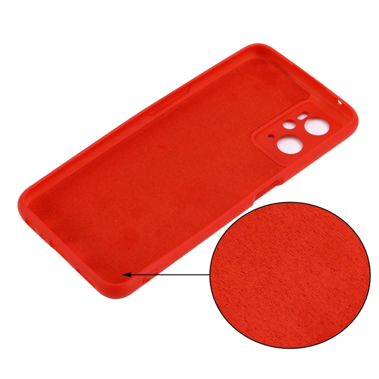 For OPPO K10 4G Pure Color Liquid Silicone Shockproof Full Coverage Phone Case