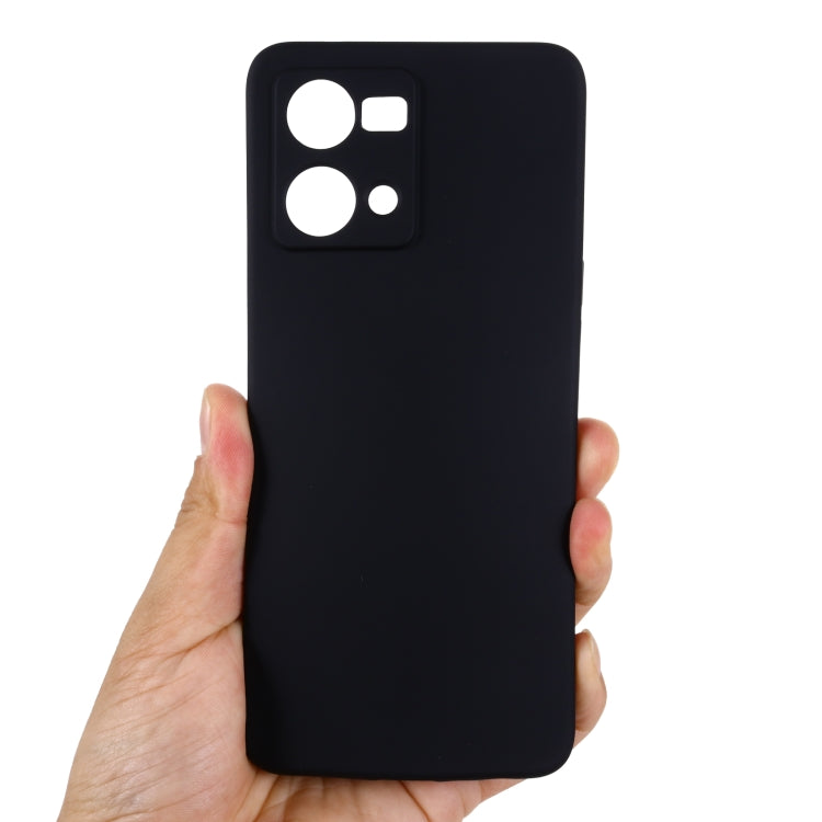 For OPPO Reno 7 4G Global/F21 Pro 4G Pure Color Liquid Silicone Shockproof Full Coverage Phone Case