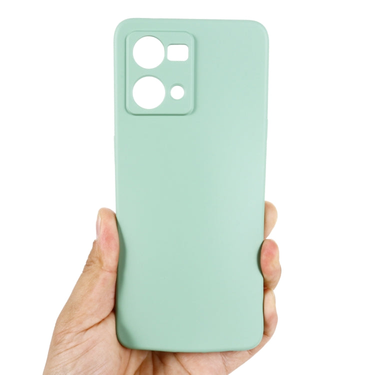 For OPPO Reno 7 4G Global/F21 Pro 4G Pure Color Liquid Silicone Shockproof Full Coverage Phone Case