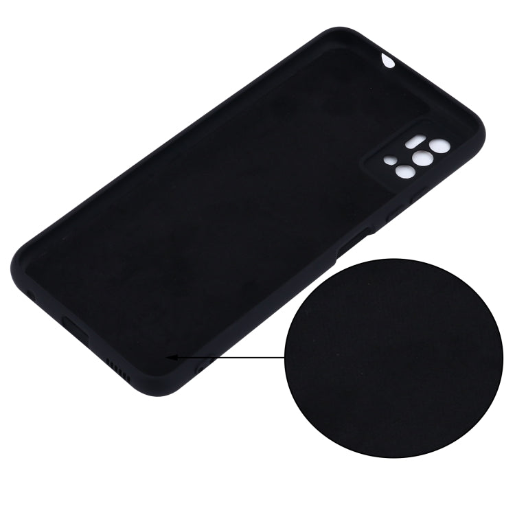 For ZTE Blade A71 2021 Pure Color Liquid Silicone Shockproof Full Coverage Phone Case
