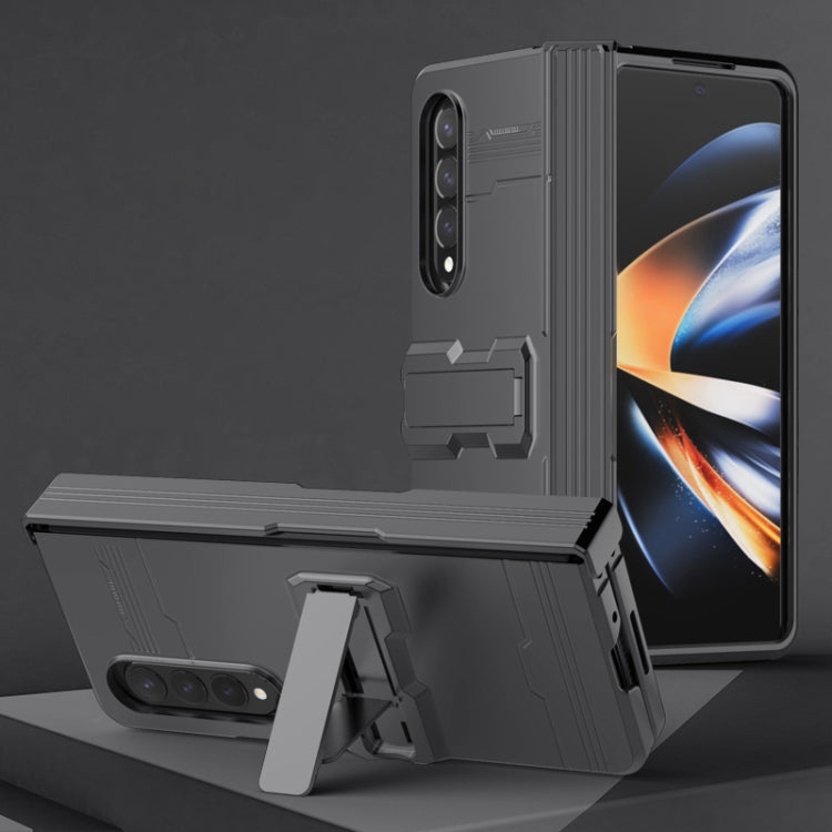 For Samsung Galaxy Z Fold4 King Kong All-round Anti-fall Phone Case with Holder