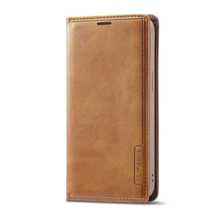 For iPhone 14 Pro LC.IMEEKE LC-001 Color Matching Frosted Leather Phone Case