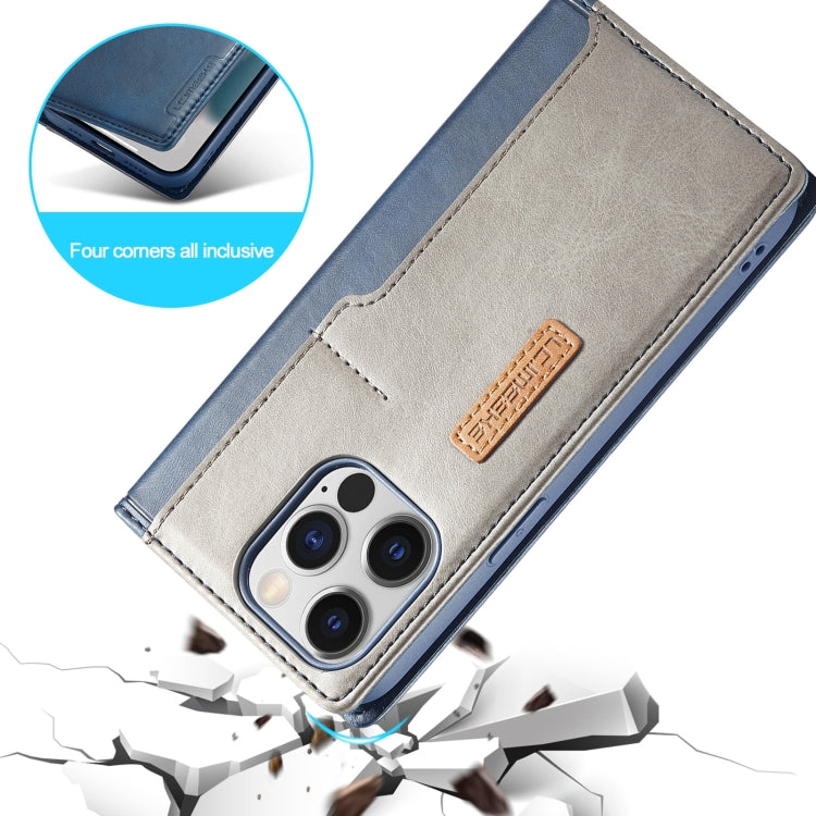 For iPhone 14 Pro LC.IMEEKE LC-001 Color Matching Frosted Leather Phone Case