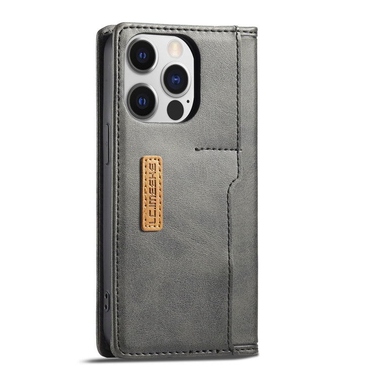 For iPhone 14 Pro LC.IMEEKE LC-001 Color Matching Frosted Leather Phone Case