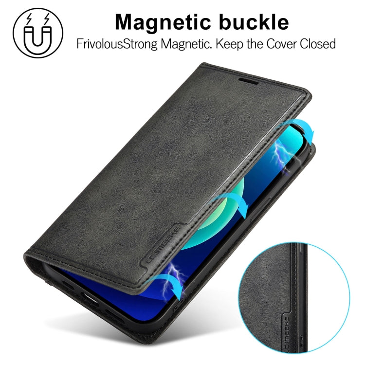 For iPhone 14 Pro LC.IMEEKE LC-001 Color Matching Frosted Leather Phone Case