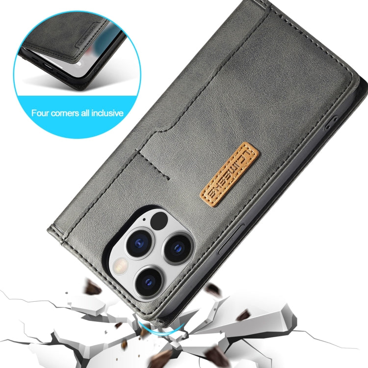 For iPhone 14 Pro Max LC.IMEEKE LC-001 Color Matching Frosted Leather Phone Case