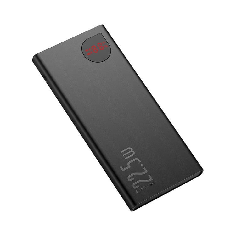 Baseus Adaman PPAD000001 10000mAh 22.5W Metal Digital Display Quick Charge Power Bank 2021 Editon(Black)