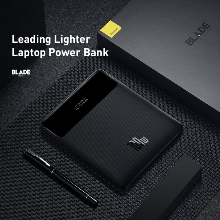 Baseus Blade PPDGL-01 20000mAh 100W Digital Display Fast Charging Power Bank(Black)