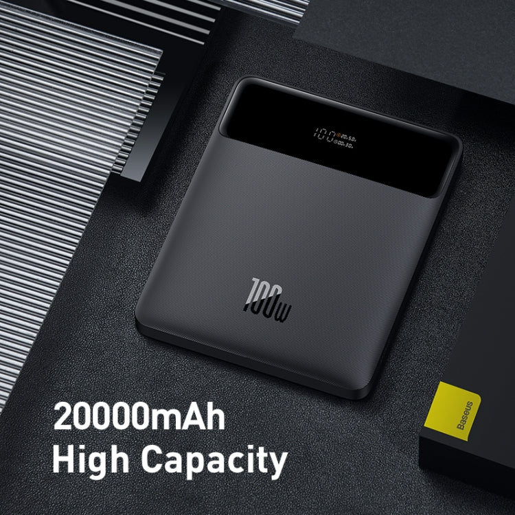 Baseus Blade PPDGL-01 20000mAh 100W Digital Display Fast Charging Power Bank(Black)