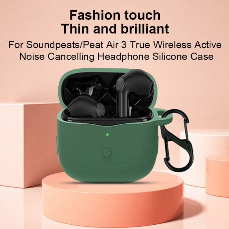 Pure Color Bluetooth Earphone Silicone Case For SoundPEATS Air 3