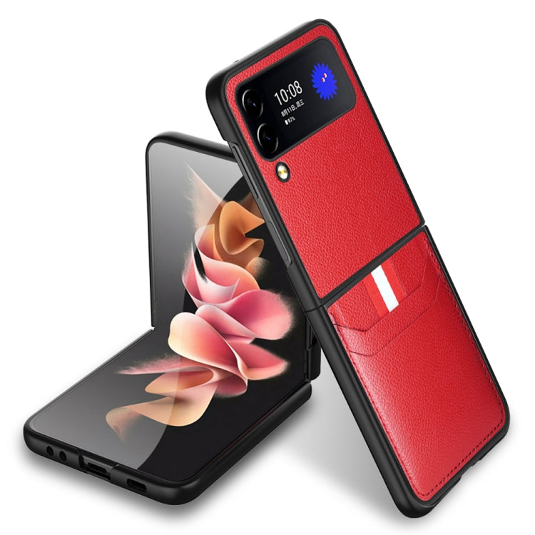 For Samsung Galaxy Z Flip4 5G GKK Litchi Texture Card Slot Phone Case
