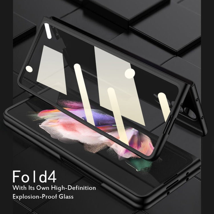 For Samsung Galaxy Z Fold4 5G GKK Litchi Texture Card Slot Phone Case