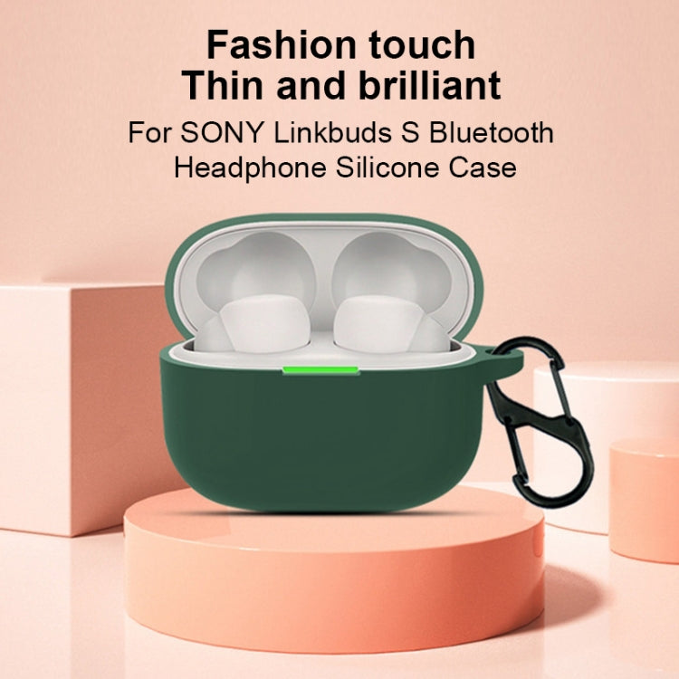 Pure Color Bluetooth Earphone Silicone Case For Sony LinkBuds S/WF-LS900N