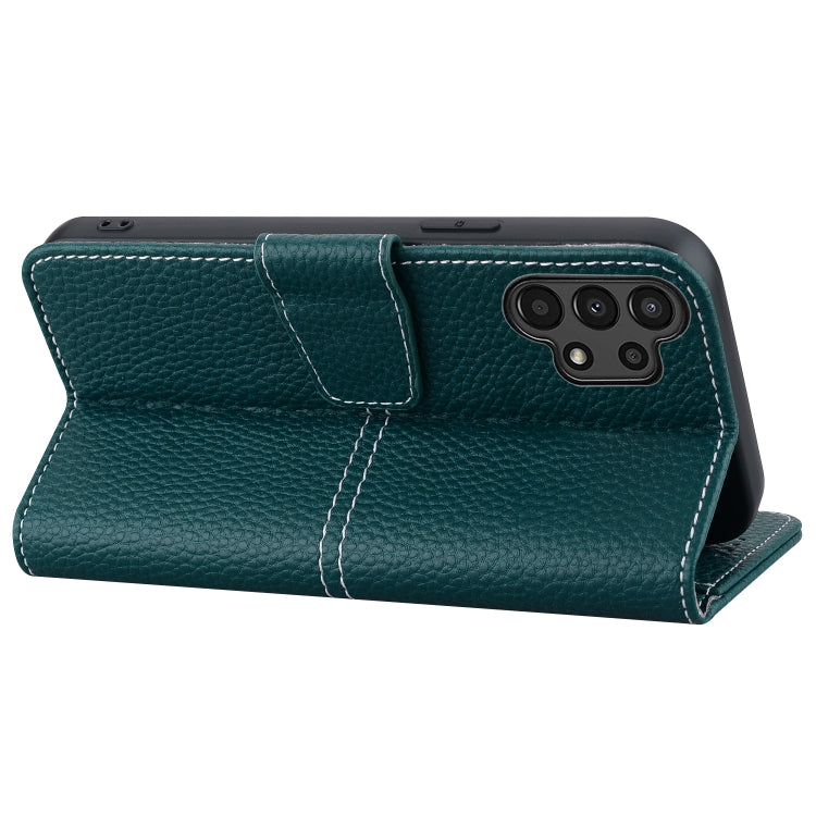 For Samsung Galaxy A13 5G / 4G Litchi RFID Leather Phone Case