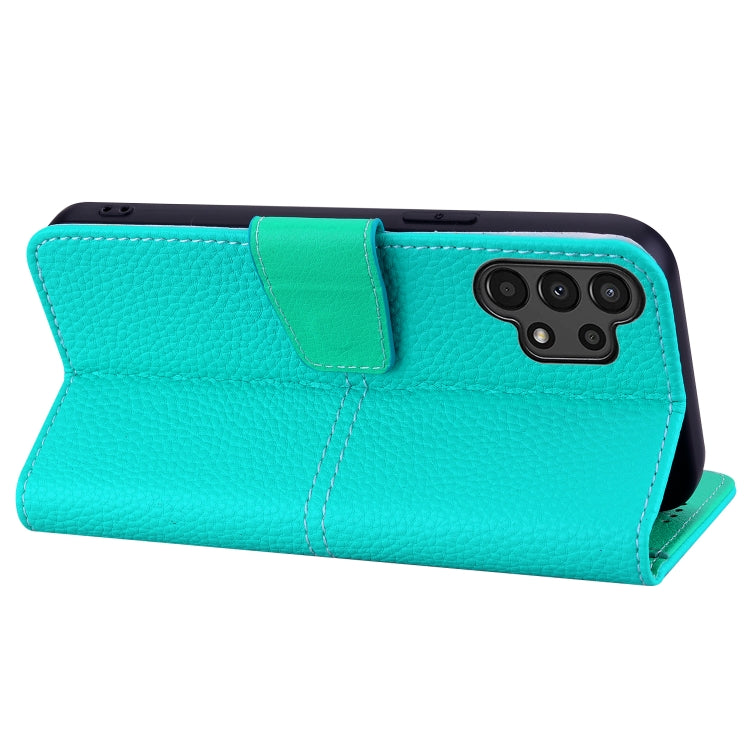 For Samsung Galaxy A13 5G / 4G Litchi RFID Leather Phone Case