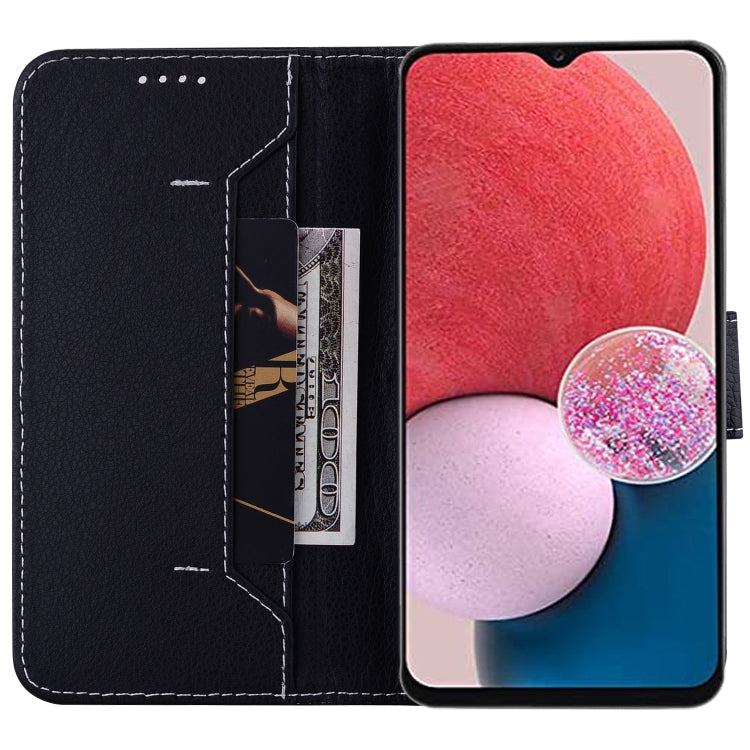 For Samsung Galaxy A13 5G / 4G Litchi RFID Leather Phone Case