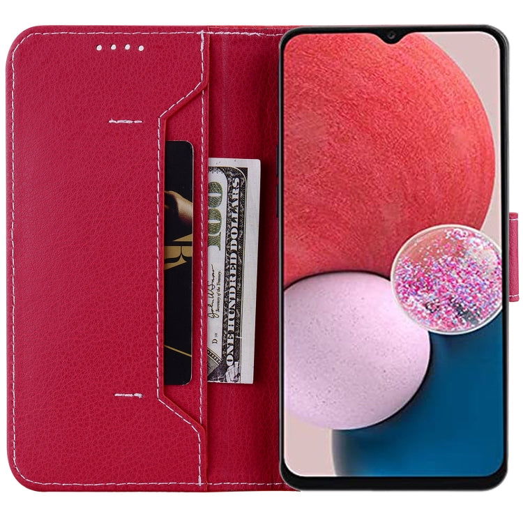 For Samsung Galaxy A13 5G / 4G Litchi RFID Leather Phone Case