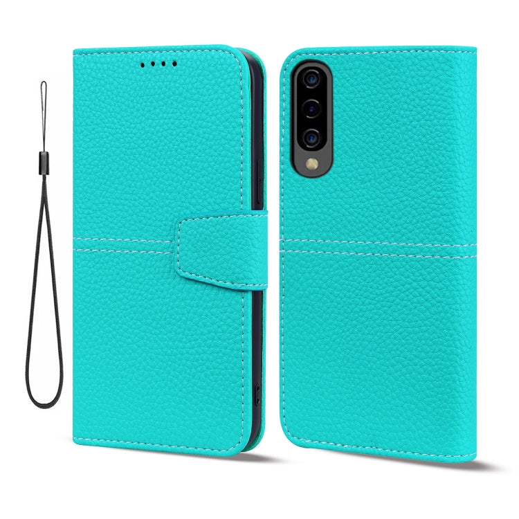 For Samsung Galaxy A30s / A50s / A50 Litchi RFID Leather Phone Case