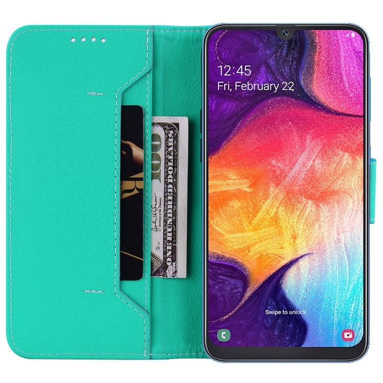 For Samsung Galaxy A30s / A50s / A50 Litchi RFID Leather Phone Case