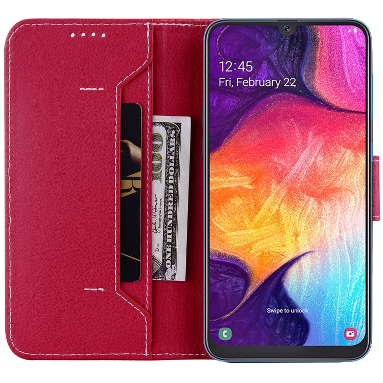 For Samsung Galaxy A30s / A50s / A50 Litchi RFID Leather Phone Case
