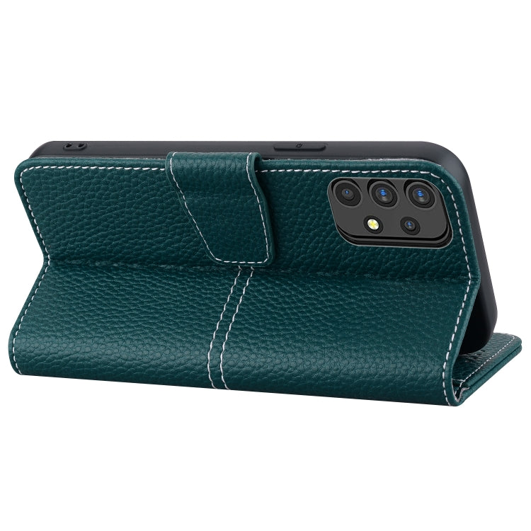 For Samsung Galaxy A32 5G Litchi RFID Leather Phone Case