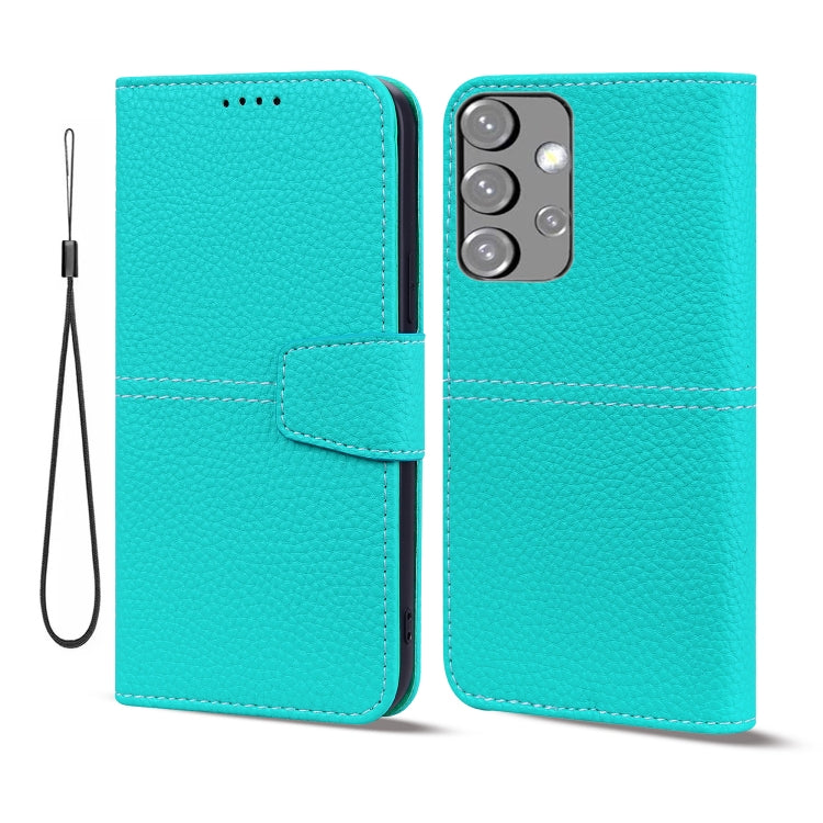 For Samsung Galaxy A32 5G Litchi RFID Leather Phone Case