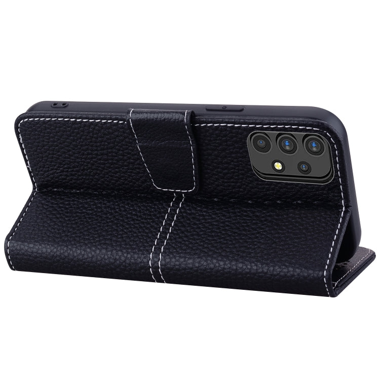 For Samsung Galaxy A32 5G Litchi RFID Leather Phone Case