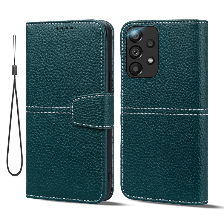 For Samsung Galaxy A33 5G Litchi RFID Leather Phone Case
