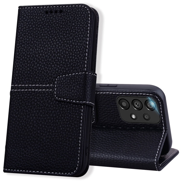 For Samsung Galaxy A33 5G Litchi RFID Leather Phone Case