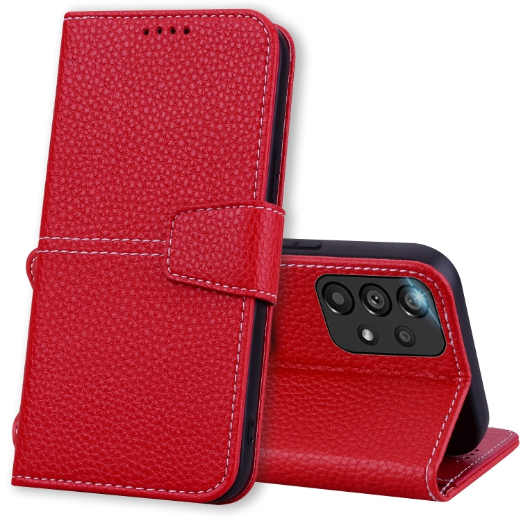 For Samsung Galaxy A33 5G Litchi RFID Leather Phone Case