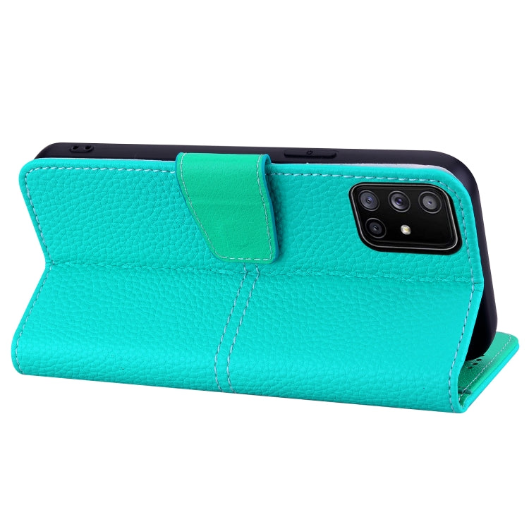 For Samsung Galaxy A51 4G Litchi RFID Leather Phone Case