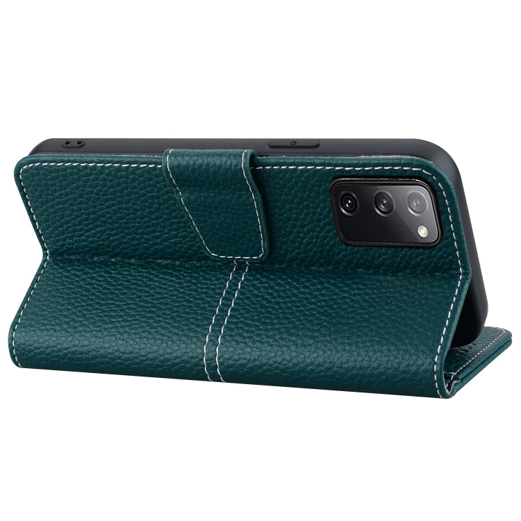 For Samsung Galaxy S20 FE 5G Litchi RFID Leather Phone Case