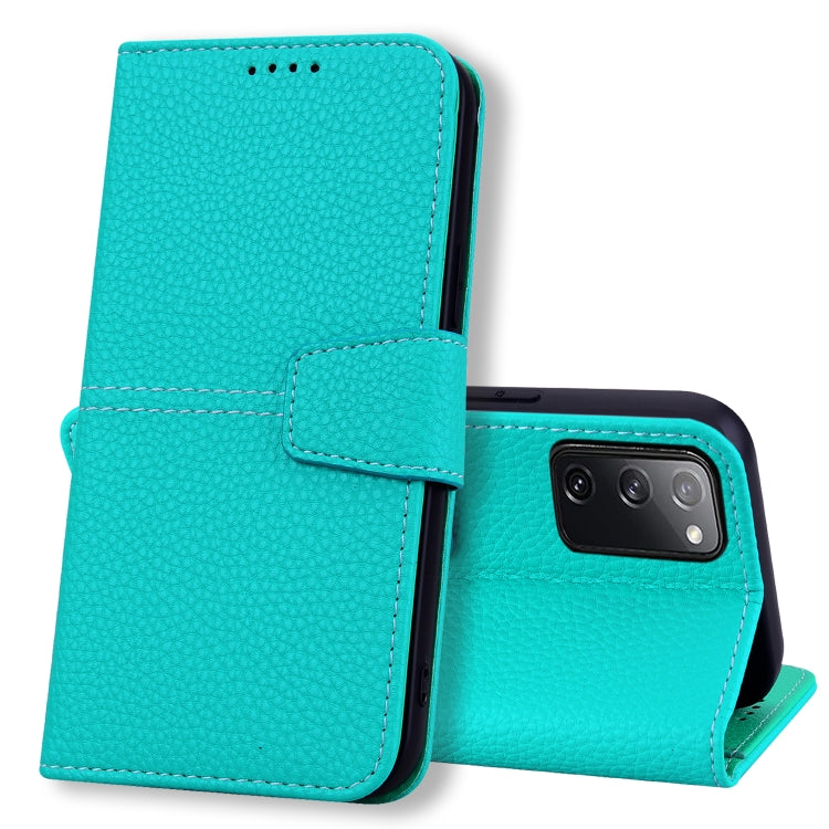 For Samsung Galaxy S20 FE 5G Litchi RFID Leather Phone Case