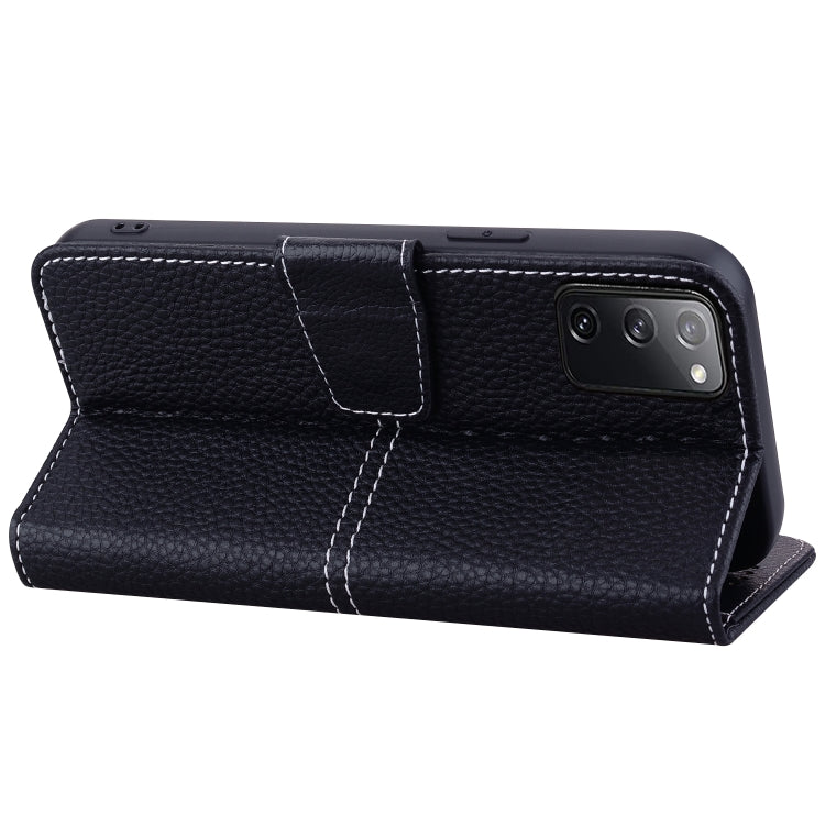 For Samsung Galaxy S20 FE 5G Litchi RFID Leather Phone Case