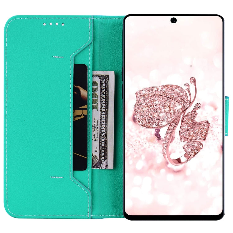 For Samsung Galaxy S21+ 5G Litchi RFID Leather Phone Case
