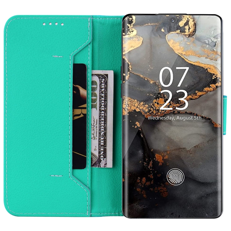 For Samsung Galaxy S21 Ultra 5G Litchi RFID Leather Phone Case