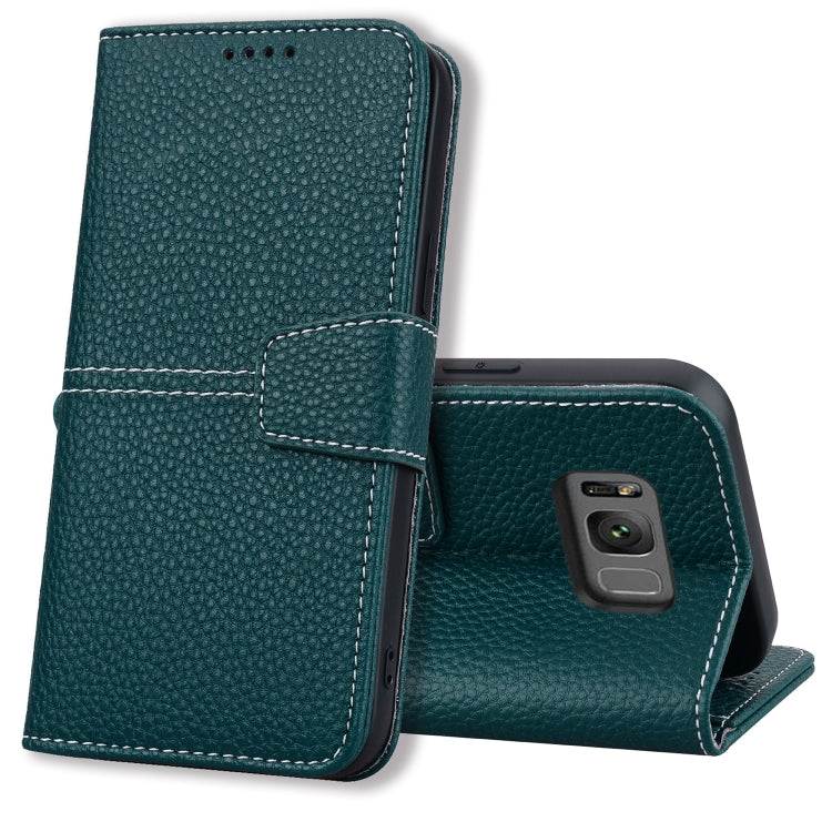 For Samsung Galaxy S8 Litchi RFID Leather Phone Case