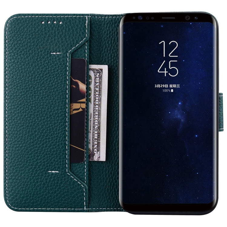 For Samsung Galaxy S8 Litchi RFID Leather Phone Case