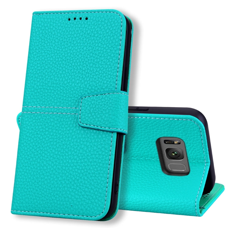 For Samsung Galaxy S8 Litchi RFID Leather Phone Case