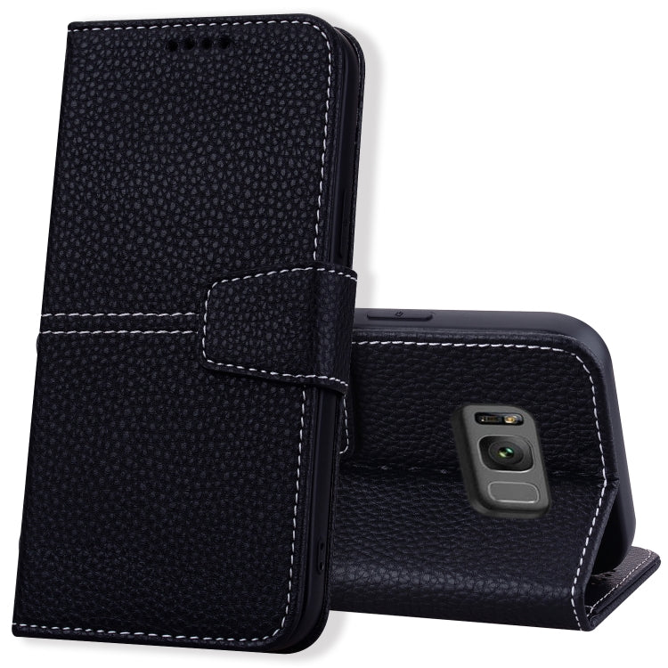For Samsung Galaxy S8 Litchi RFID Leather Phone Case