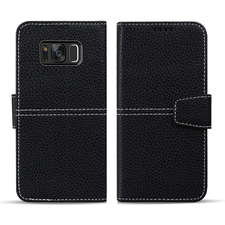 For Samsung Galaxy S8 Litchi RFID Leather Phone Case