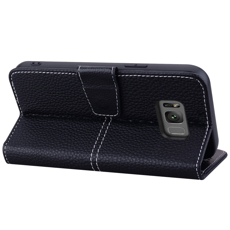For Samsung Galaxy S8 Litchi RFID Leather Phone Case